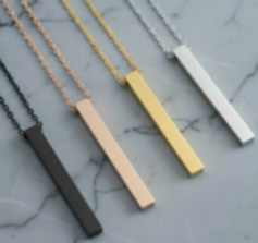 Vertical Bar Necklace