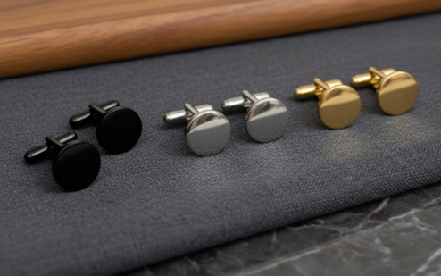 Round Cufflinks (Pair)