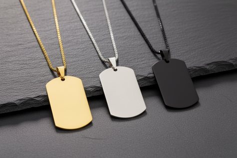 Dog Tag Chain Necklace