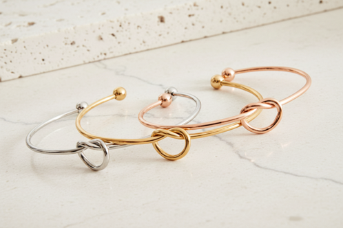 Knot Bangle Bracelet