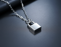 Petite Lock Pendant Necklace