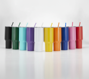 Tumbler, 40oz, Satin Powder Coat Finish
